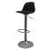 Sgabello Bobba - PPL acciaio cromato - 39 x 42 x 83-104 cm - nero - Paperflow - K700520 - 3660141230253 - DMwebShop