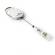 Chiocciola YO-YO Style per portabadge con filo retrattile Bianco - 80 cm - conf. 10 pezzi - Durable - 8324-02 - 4005546984575 - DMwebShop