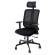 Poltrona ergonomica semidirezionale Vertigo - con poggiatesta - nero-nero - Unisit - VRAPG/BR2B/SN/N - 8050043747501 - DMwebShop