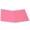 Cartelline semplici senza stampa cartoncino Manilla - 145 gr - 25 x 34 cm - rosa - conf. 100 pezzi Cart. Garda