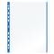 Buste forate con banda colorata Linear buccia - 21 x 29,7 cm - blu - conf. 10 pezzi - Favorit - 100460032 - 8006779318508 - DMwebShop