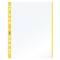 Buste forate con banda colorata Linear buccia - 21 x 29,7 cm - giallo - conf. 10 pezzi - Favorit - 100460029 - 8006779318355 - DMwebShop
