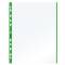 Buste forate con banda colorata Linear buccia - 21 x 29,7 cm - verde - conf. 10 pezzi - Favorit - 100460031 - 8006779318454 - DMwebShop