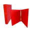 Raccoglitore 4R 30mm 22x30cm Rivestito in PPL Rosso KingColor