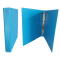 Raccoglitore 4R 30mm 22x30cm Rivestito in PPL Azzurro KingColor