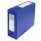 Scatola per archivio box - con bottone - 25 x 33 cm - dorso 10 cm - blu - Exacompta - 59932E - 3130630599326 - DMwebShop