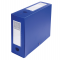 Scatola per archivio box - con bottone - 25 x 33 cm - dorso 10 cm - blu - Exacompta - 59932E - 3130630599326 - DMwebShop