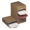 Scatola archivio A4 File - 26 x 8 x 35 cm - avana - Esselte Dox - conf. 6 pezzi - King Mec - 00028600 - 30372A - DMwebShop