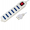 Presa multipla con interruttore - 6 prese bipasso 2P+T - cavo da 1,5 mt - MKC - Melchioni - 492518041 - 8006012183177 - DMwebShop