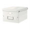Scatola Archivio Media ClickStore Bianco Metal