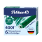Scatola 6 Cartucce inchiostro TP/6 Verde Pelikan 4001