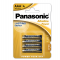 Blister 4 Pile Ministilo Alkaline AAA 1,5V Panasonic