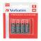 Scatola 4 Pile alkaline mini stilo AAA - Verbatim - 49920 - 23942499206 - DMwebShop
