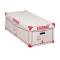 Scatola Storage - con coperchio - 38,5x26,4x75,5 cm - bianco e rosso - 1604 Esselte Dox - King Mec - 00160400 - 8004389022976 - DMwebShop