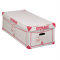 Scatola Storage - con coperchio - 38,5 x 26,4 x 75,5 cm - bianco e rosso - 1604 Esselte Dox - King Mec - 00160400 - 8004389022976 - DMwebShop