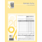 Blocco DDT-fattura - 3 copie autoricalcanti - 29,7 x 22 cm - 33 fogli - Edipro E5222CT