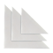 Busta autoadesiva TR 13 triangolare PVC - 13 x 13 cm - trasparente - conf. 10 pezzi Sei Rota 318124