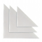 Busta autoadesiva TR 17 triangolare PVC - 17 x 17 cm - trasparente - conf. 10 pezzi Sei Rota 318125