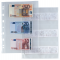 Buste forate Atla Porta Banconote e Scontrini 6 spazi PPL - 21 x 29,7 cm - trasparente - conf. 10 pezzi - Sei Rota 662217