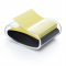 Dispenser Pro nero + 1 Post it Super Sticky Z Notes giallo Canary - 76 x 76 mm - Post-it 63318