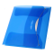 Cartellina con elastico Swing - PPL - 23,5 x 34,5 cm - blu - Fellowes - 40336 - 8015687015966 - DMwebShop
