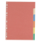 Separatore - 6 tacche - cartoncino colorato 240 gr - 21 x 29,7 cm - multicolore - Favorit - 100204883 - 8006779199305 - DMwebShop