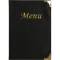 PortaMenu' Basic - A5 - 23,7 x 17,2 cm - PVC - nero - 4+2 buste fisse incluse - Securit - MC-BRA5-BL - 8717624248993 - DMwebShop