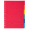 Separatore Forever - 6 tacche - cartoncino riciclato - 220 gr - A4 - multicolore - Exacompta - 2006E - 3130630020066 - DMwebShop