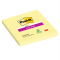 Blocco foglietti Super Sticky - giallo Canary - 101 x 101 mm - a righe - 70 fogli - Post-it 5074