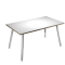Scrivania Skinny Metal - 140 x 80 x H 74,4 cm - bianco - Artexport - 6402-DJA-3C-AM - DMwebShop