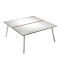 Scrivania Skinny Metal a 2 postazioni contrapp - 120 x 166 cm - bianco - Artexport - 6404B-DJA-3C-AM - DMwebShop