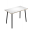 Tavolo alto Skinny Metal - 140 x 80 x H 105 cm - nero-bianco - Artexport - 6402-DJC-3C-AQ - DMwebShop