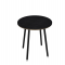 Tavolo alto tondo - Ø 100 x H105 cm - nero-nero venato - Artexport - 6410-DJD-8C-AQ - DMwebShop