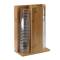 Portabicchieri - in bamboo - 21 x 11 x 30 cm - colore naturale - Leone - s0105 - 8024112101051 - DMwebShop