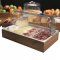 Set espositore buffet - in bamboo - 53 x 32 cm - colore naturale - Leone - s1003 - 8024112002655 - DMwebShop