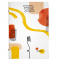 Portamenu' linea Spaghetti - A5 - 17 x 23 cm - bianco - Stilcasa - F360041 - 8033630026579 - DMwebShop