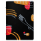 Portamenu' linea Spaghetti - A5 - 17 x 23 cm - nero - Stilcasa - F360045 - 8033630026777 - DMwebShop