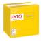 Tovagliolo - carta - 24 x 24 cm - 2 veli - giallo - conf. 100 pezzi - Fato - 82221003 - 8000664523046 - DMwebShop
