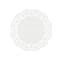 Sottotorta decorativi in carta bianca - Ø 27 cm - conf. 6 pezzi - No Brand - 6448200 - 4004158004909 - DMwebShop