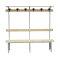 Panca in legno con alzata - a 6 posti - 200 x 40 x185 cm - Fasma - PF/LE/S-A/2000 - DMwebShop