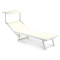 Lettino con copertura Ibiza - 36 x 186 x 59 cm - alluminio-texilene - beige - Garden Friend - L1532420 - 8023755053406 - DMwebShop