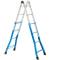 Scala telescopica Everest - 4+4 gradini - in acciaio - Garden Friend - S1405118 - 8023755054656 - DMwebShop