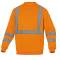 Felpa sportiva Astral - alta visibilita' - taglia L - arancio fluo - Deltaplus - ASTRAORGT - 3295249250355 - DMwebShop