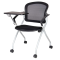 Seduta conferenza Phoenix - con tavoletta - nero - Serena Group - B203N - 8032937537979 - DMwebShop