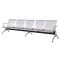 Panca attesa - 5 posti - in acciaio - grigio - Serena Group - SJ820G-5 - DMwebShop