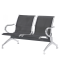 Panca attesa - 2 posti - in acciaio - nero - Serena Group - SJ840K-2 - DMwebShop