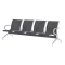 Panca attesa - 4 posti - in acciaio - nero - Serena Group - SJ840K-4 - DMwebShop