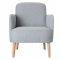 Poltrona Brooks - grigio chiaro - Paperflow - K700490 - DMwebShop