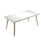 Scrivania Woody - 180 x 80 x H 74,4 cm - rovere-bianco - Artexport - 6405-DKA-3C - DMwebShop