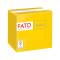Tovagliolo carta 24 x 24 cm 2 veli giallo - 23958